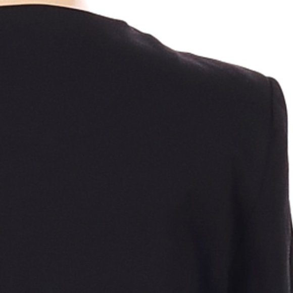 🖤 High Quality Sophisticated Black Long Sleeve Crop Cardigan Jacket - L - Picture 6 of 16